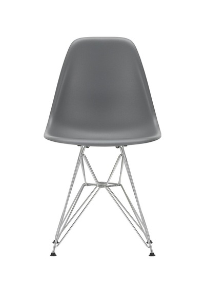 Vitra Eames Dsr Re Sandalye Geri Dönüşümlü Malzeme, Ikonik Tasarım, Dış Mekâna Uygun Koyu Gri