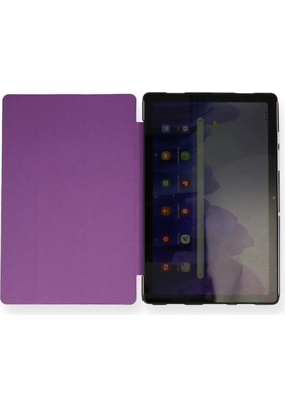 Galaxy Uyumlu X200 Tab A8 10.5 Kılıf Tablet Smart Kılıf - Mor