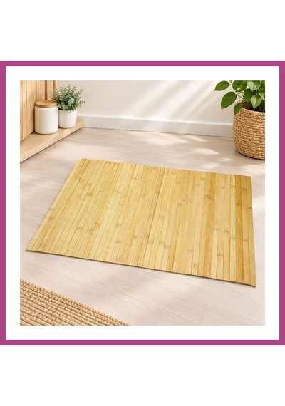 Gees Global Bambu Çubuklu Kaydırmaz Banyo Paspası Gbzs