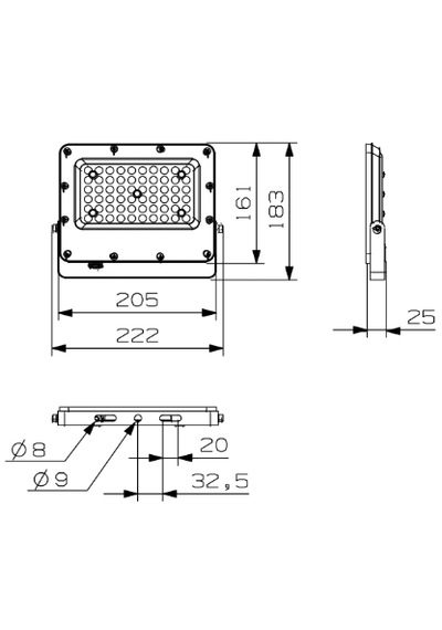 Goya Ledli Projektör 50w 6500k Ip65