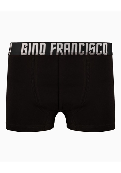 Gino Francisco Erkek Boxer 3'lü Paket Pamuklu Mood Serisi Premium Kutulu Set Siyah