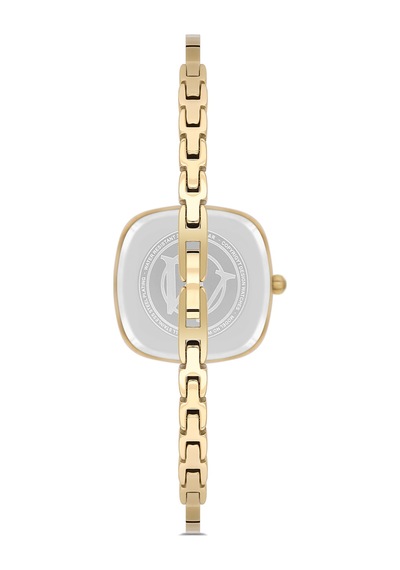Wel 2501-6 Kadın Kol Saati Yarım Kelepçe Model, Gold Renk, 3 Atm Suya Dayanıklı Gold