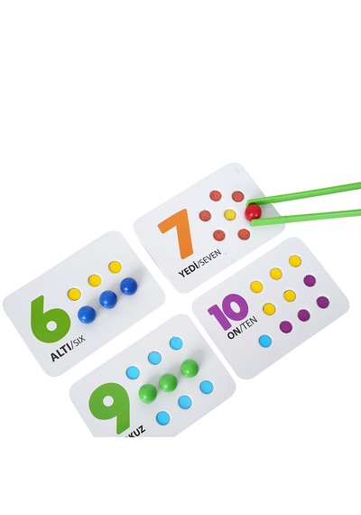 Clip Bead - 2+ Yaş Eğitici Matematik Kutu Oyunu Ve Boncuk Yerleştirme Oyunu