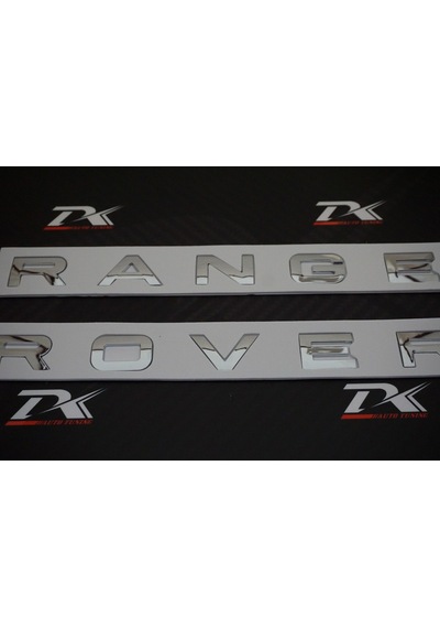 Dk Tuning Range Rover Gümüş Renk Kaput Ve Bagaj Yazı