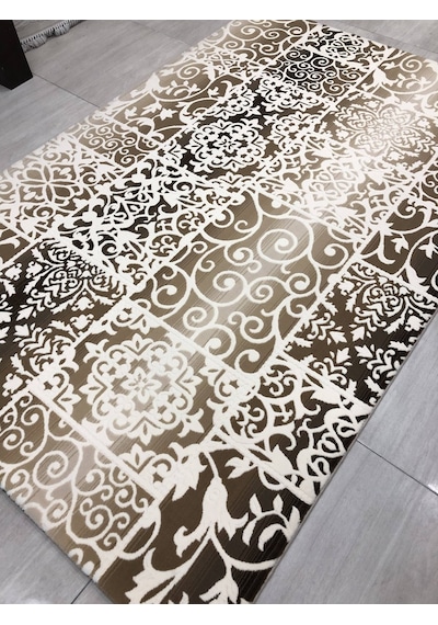Saray Halı Sembol Sbp 17 Rv1 150X230 Kahve Krem 4 M2 Halı !