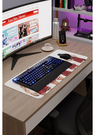 Slam Dunk Anime V4 - 70x30 Xl Gaming Kauçuk Kaymaz Taban Mouse Pad Fare Altlığı