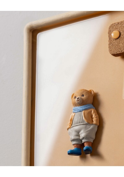 Madame Coco Paddington Bear Magnet - Somon/mavi - 4x8 Cm 8684427186992 Çok Renkli