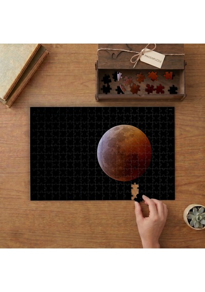 Mars Gezegeni - Evren - Galaksi Tasarımı 240 Parça Ahşap Puzzle Ahşap Kutuda Mpy50134