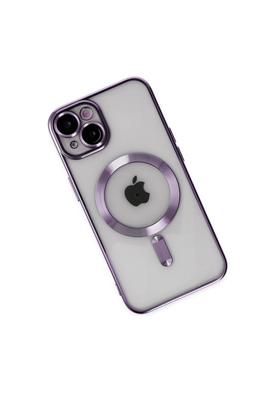 Apple iPhone  Uyumlu,  14 Kılıf Kross Magneticsafe Kapak - Mor