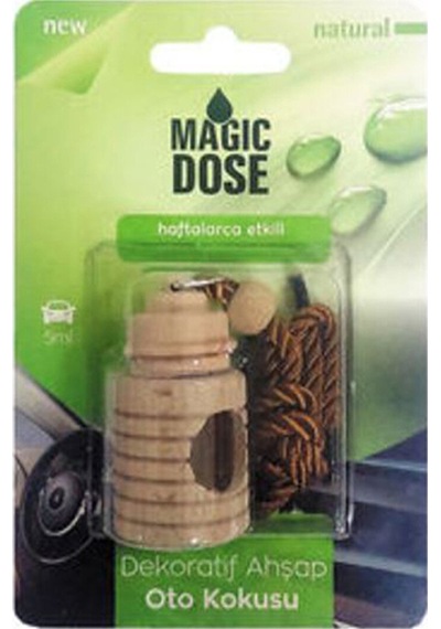 4 Adet Magic Dose Ahşap Oto Kokusu Natural Fa1-337