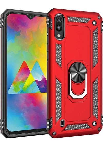Samsung Galaxy Uyumlu M10 Kilif Zirhli Standli Miknatisli Tank Kapak 392979625