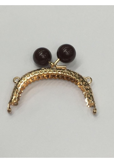 Karantuhafiye Çanta Ve Cüzdan Klipsi Oval 20 Cm Incili Model Gold Kahve İnci Gold Kahve İnci Çok Renkli