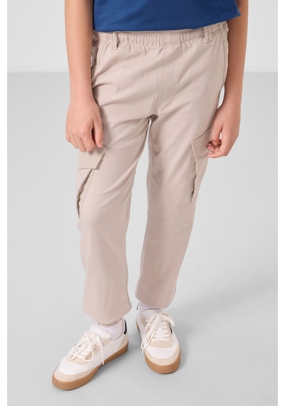 Tommy Life Taş Standart Fit Dokuma Hafif Esnek Chino Erkek Çocuk Pantolon - 11271 Taş