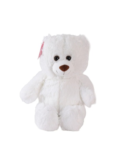 1216b Puffy Salaş Ayı 45 Cm Beyaz