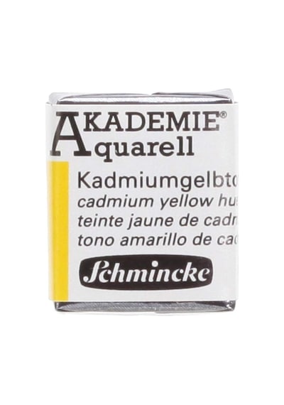 Akademie Aquarell Yarım Tablet Sulu Boya 224 Cadmium Yellow ---