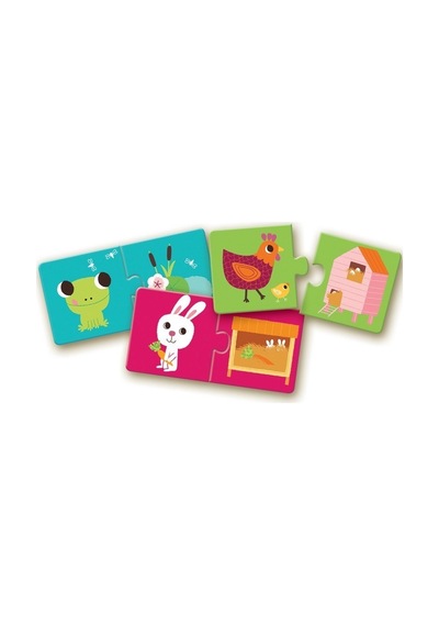 Djeco İkili Puzzle/ Duo Habitat