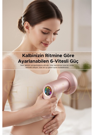 Selülit Önleyici Masaj  Cihazı Titreşimli Vücut Masaj Aleti Pembe