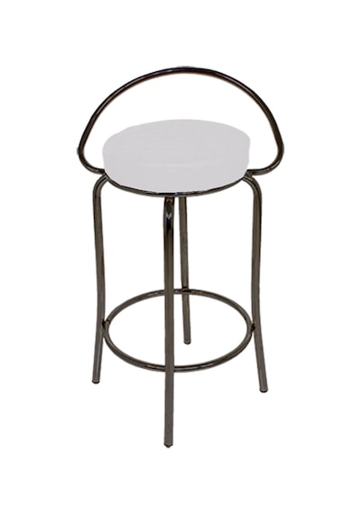 Bar Taburesi Arkalıklı Esb - Beyaz Çok Renkli