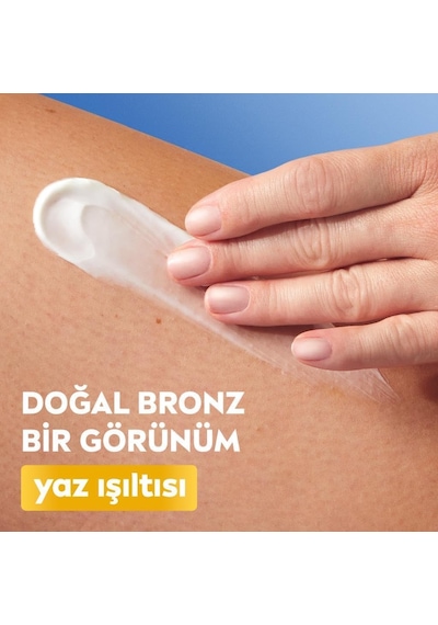 Q10 Sıkılaştırıcı Ve Kademeli Bronzlaştırıcı Vücut Losyonu 400ml, 7 Günde Sıkılaş, Açık Buğday