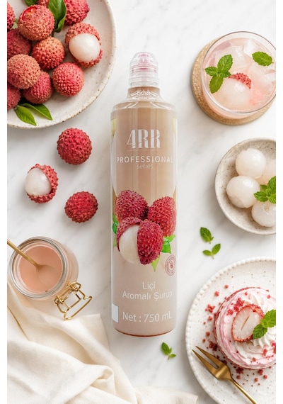 4rr Liçi Aromalı Şurup 750 Ml