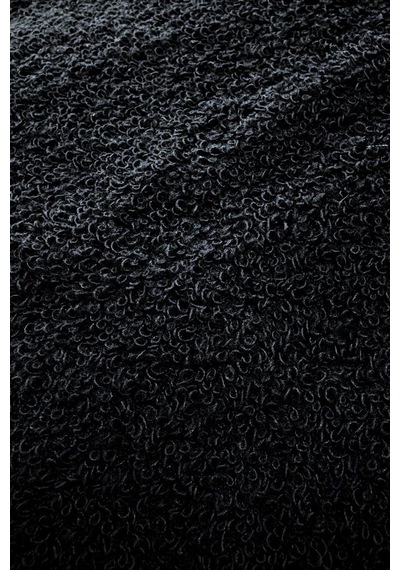 Kuaförler İçin Yüksek Emici A Kalite Baş Havlusu 90x50 Cm Siyah Siyah