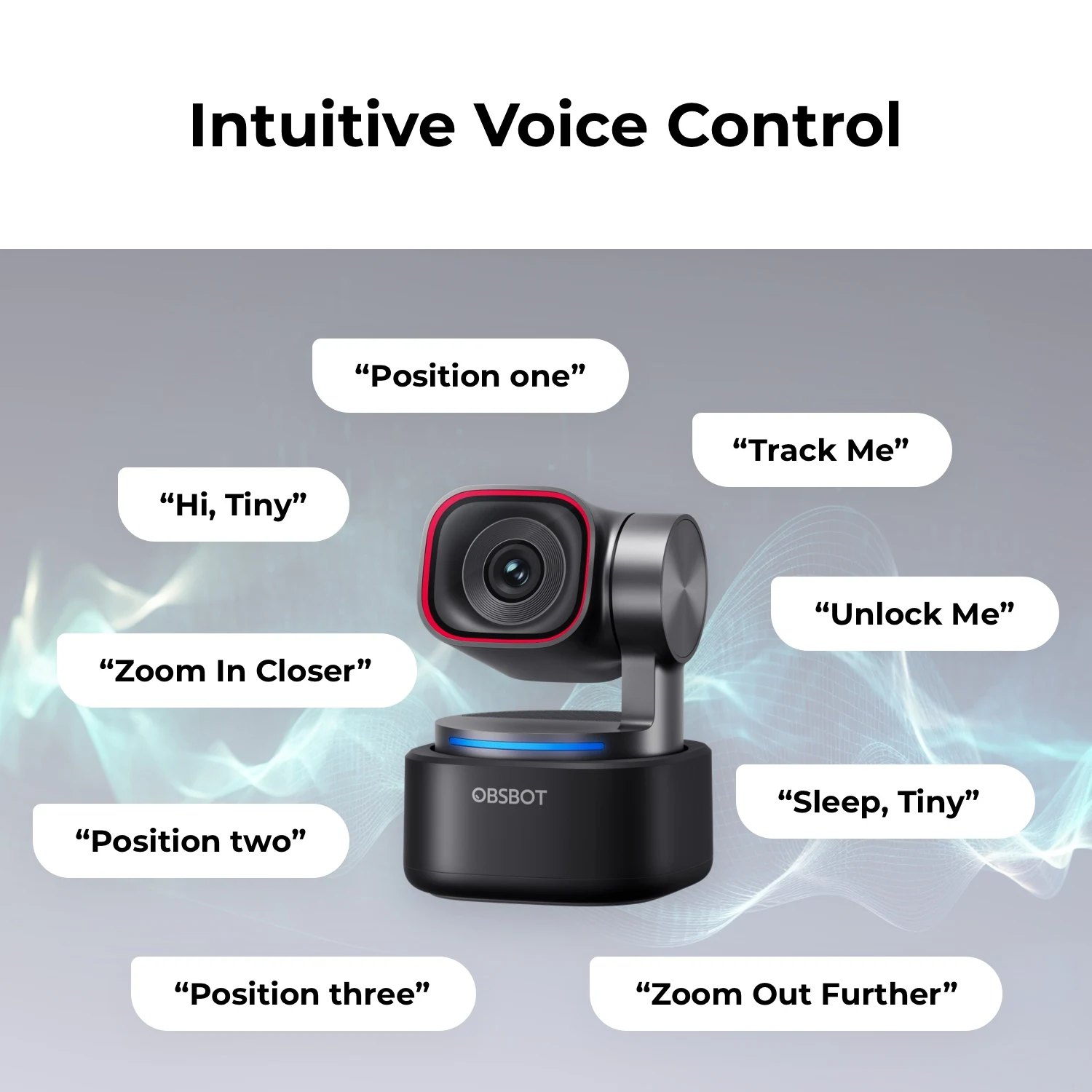 Obsbot Tiny 3 Yapay Zeka Destekli Ptz 4k Web Kamerası