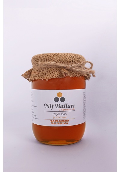 Nif Balları Çiçek Balı Cam Kavanoz 850 G
