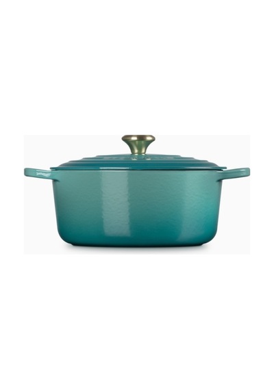 Le Creuset Yuvarlak Ikonik Lüks Döküm Tencere 28 Cm Turkuaz