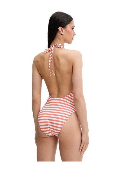 Calvin Klein Kadın Turuncu Derin V Yaka Mayo Lv00q61216-16310