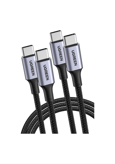Usb C - Usb C Kablosu 100w Pd Hızlı Şarj Kablosu 2 Paket.1m