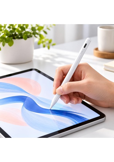 İpad Air 13 M4 Uyumlu Çizim Kalemi Stylus Avuç İçi Reddetme Hassas Uçlu