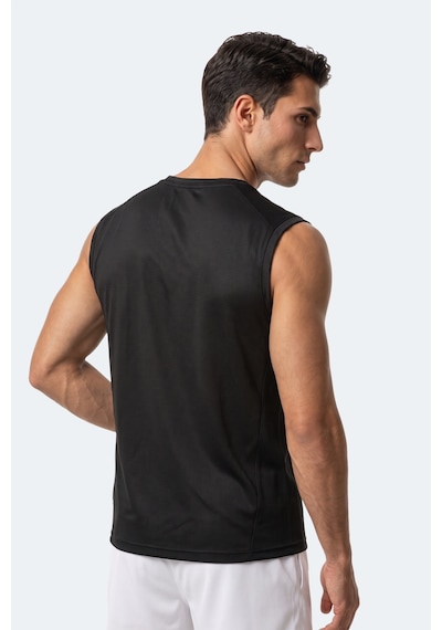 Slazenger Rexıs Erkek Kolsuz Siyah Tişört