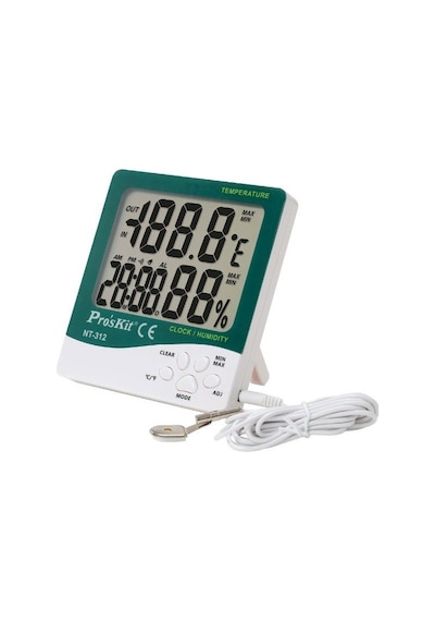 Proskit Nt-312 Mini Problu Sıcaklık Nem Ölçer