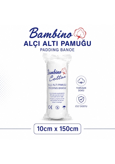 Bambino Alçı Altı Pamuğu 10cm 150cm 20adet
