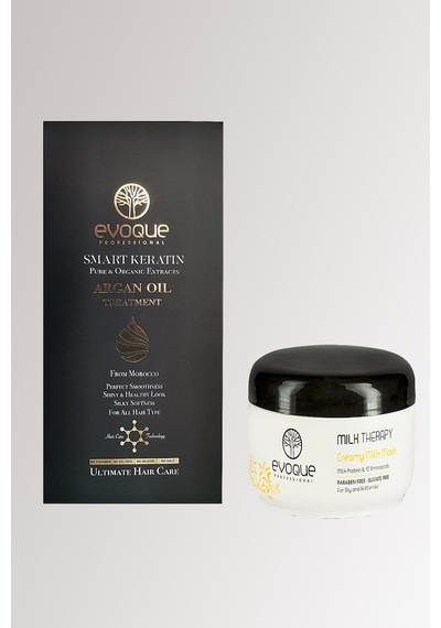 Evoque Keratin Organik Argan Yağ + Evoque Milk Therapy Saç Maskesi 100 ML