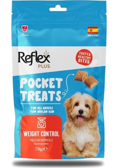 Reflex Plus Pocket Treats Kilo Kontrolü İçin Köpek Ödül Maması 70 Gr