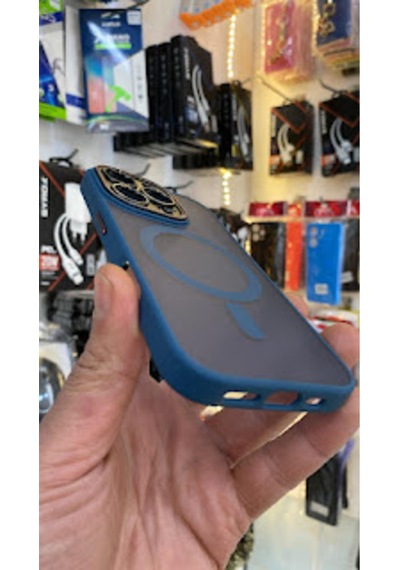 Apple iPhone Uyumlu  16 Pro Kamera Korumalı Mat Magsafe Wireless Şarj Destekli Renkli 45684