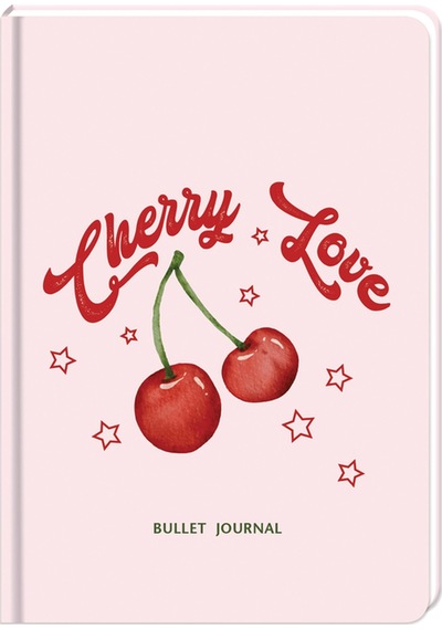 Keskin 15,5 X 21 Noktalı Ciltli Bullet Journal Defter - Kiraz Çok Renkli