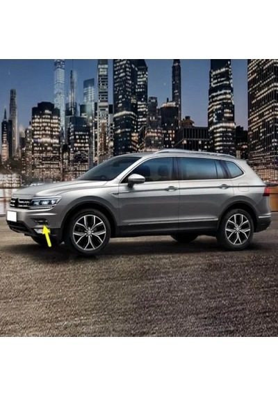 Ön Tampon Sağ Süs Kapağı, Sensörlü Kromlu Uyumlu Parça Vw Tiguan 2016-2020