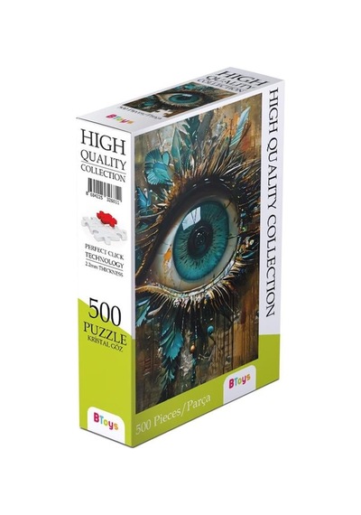 Btoys 500 Parça Puzzle Kristal Göz 9038