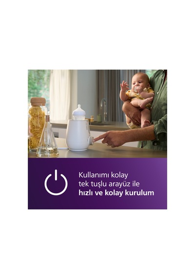 Scf359/00 2'si 1 Arada Isıtıcı & Buharlı Hijyenik Biberon Temizleme Cihazı