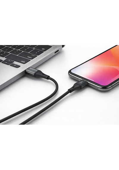 Usb A-type C, 2metre, 3.1a Hızlı Şarj Kablosu, Wahoo 1ad X 2metre Siyah