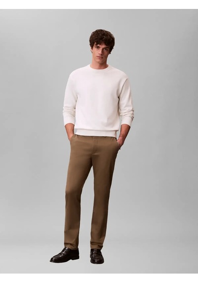 Calvin Klein Slım Refıned Cotton, Vfb Kahverengi Erkek Pantolon