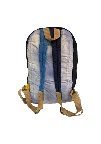 Old Cotton Cargo Kaliteli Tek Bölmeli Vintage Disayn Günlük Gezi Spor Okul Sırt Çantası Patchwork Komor 29x42cm Pembe