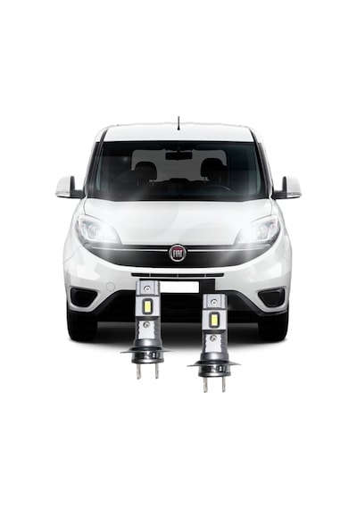 Fıat Doblo 4 Led Xenon Uzun Far Ampulü H7 Mini Led 2'li Set
