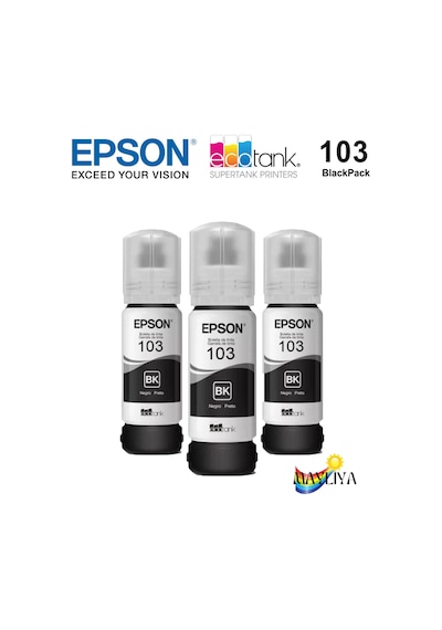 Epson 103 C13T00S L3266 Siyah Mürekkep Takımı