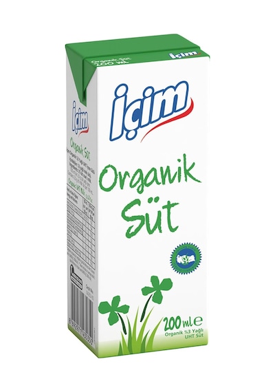 İçim Organik Süt 200 Ml X 24 Adet