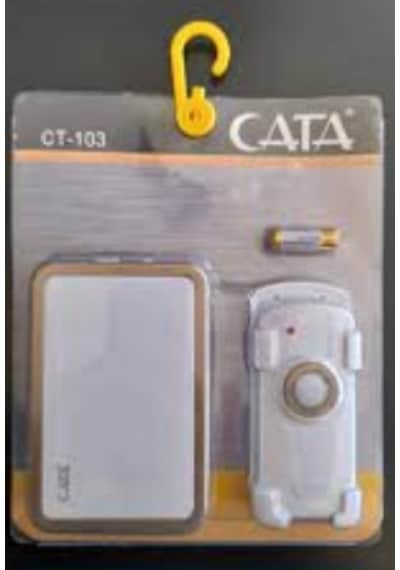 Cata Ct-103 Uzaktan Kumandalı Kablosuz Kapı Zili 32 Melodili N11.856