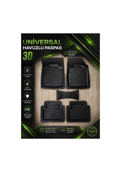 Seat Toledo 2012-2019 Universal Havuzlu Paspas Takımı Platinum Seri