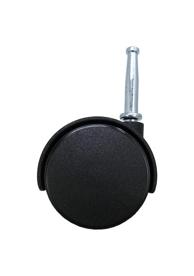 Lexroo Hardware 9406 2 İnç Ofis Sandalyesi Tekerleği, Frenli Çift Tekerlek, 5/16 İnç Şaft Çapı 3,6 İnç İla 7,87 İnç